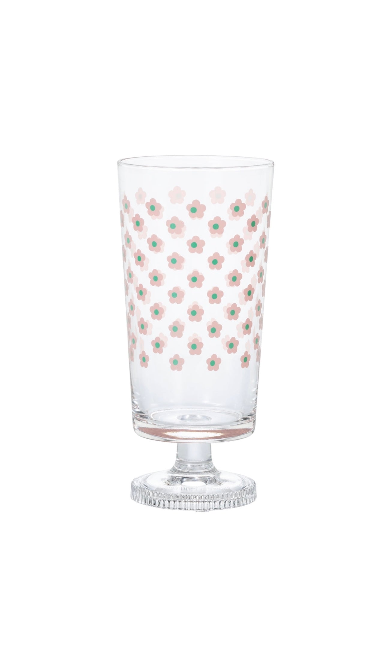 Aderia Tumbler Alice 335ml Glass with Stand Adelia Retro Made in Japan 1857