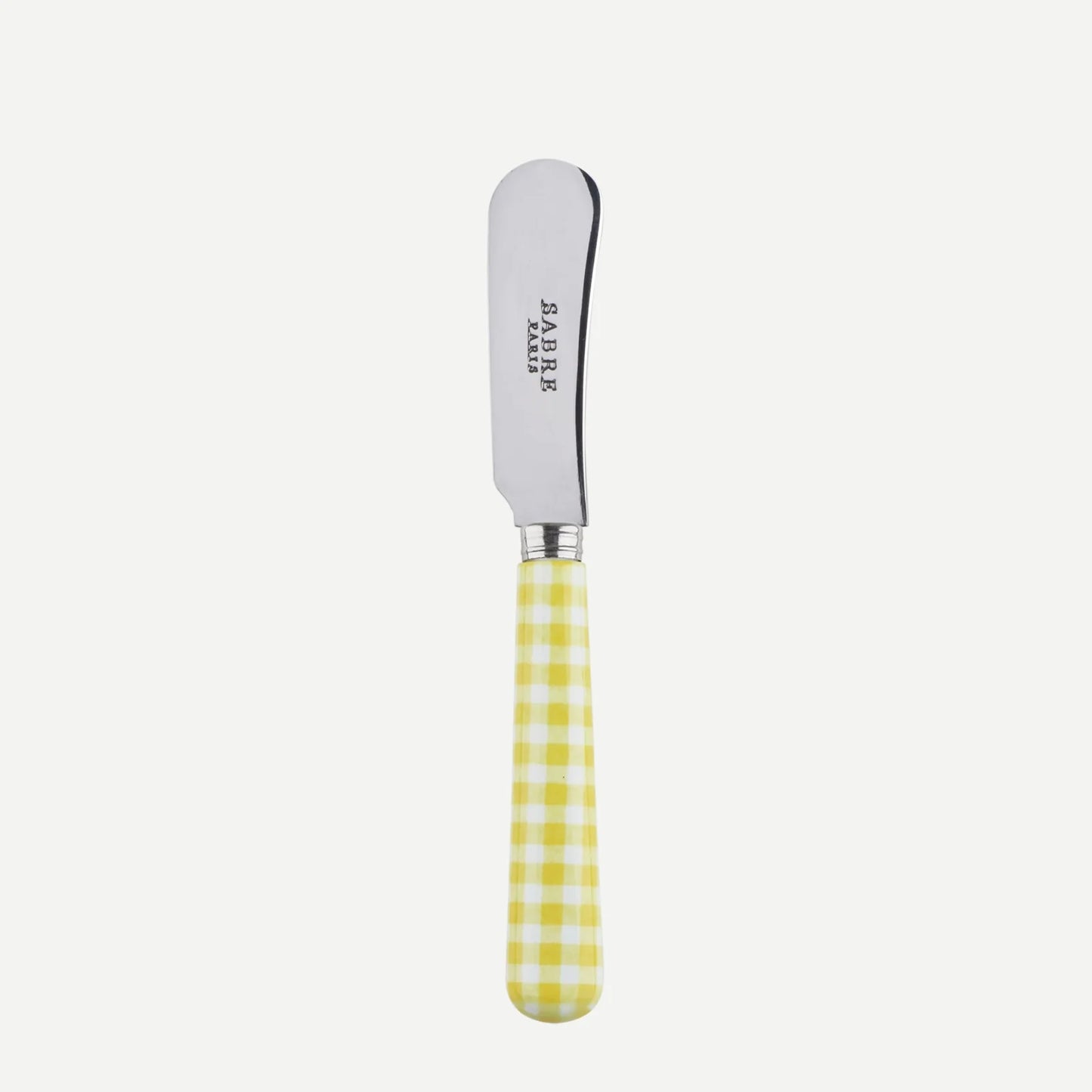 Sabre Paris Gingham, Yellow Butter Spreader