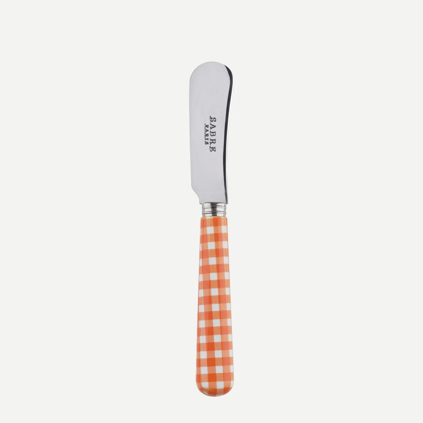 Sabre Paris Gingham, Orange Butter Spreader