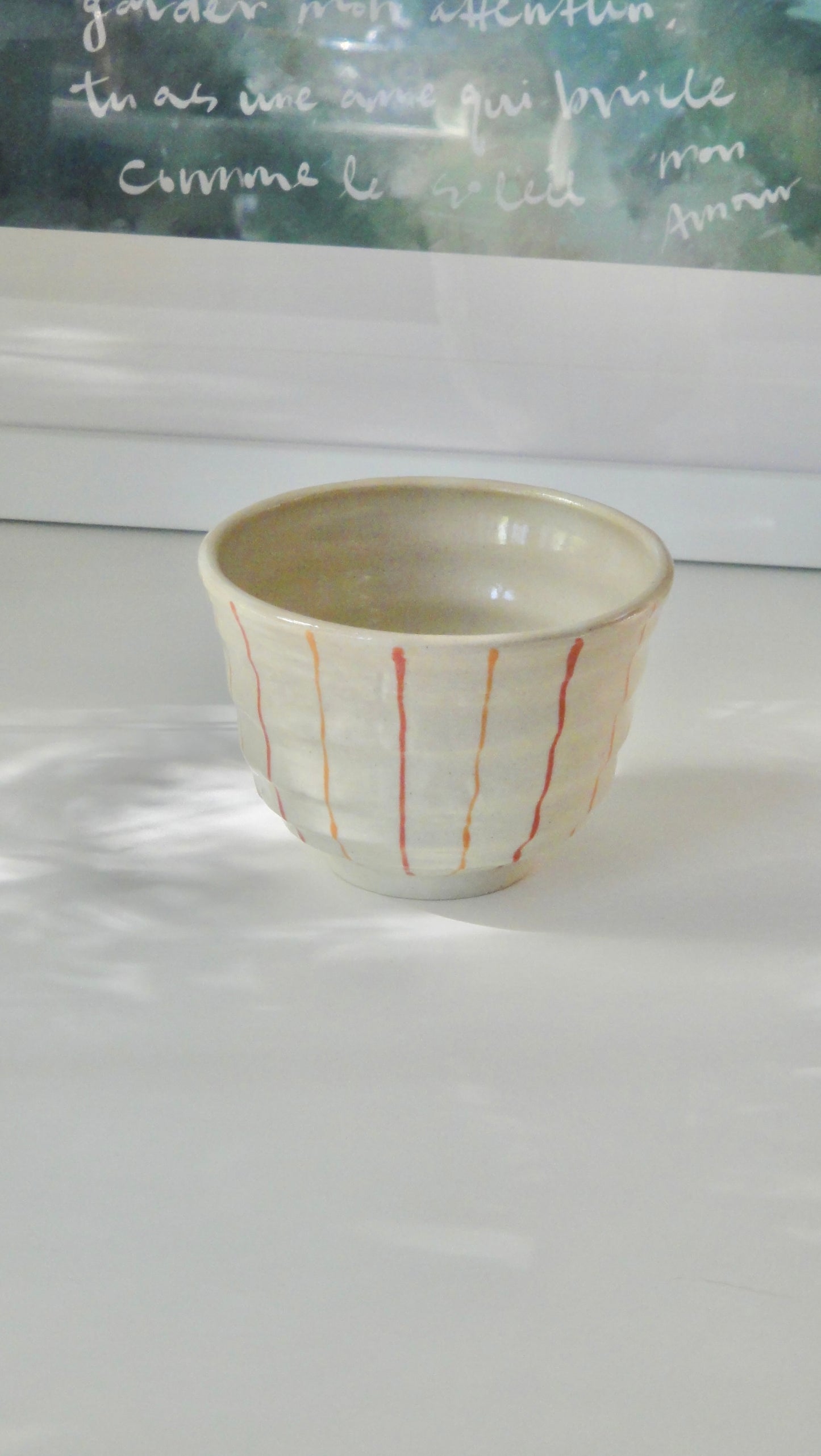 Small Donburi Bowl with lines