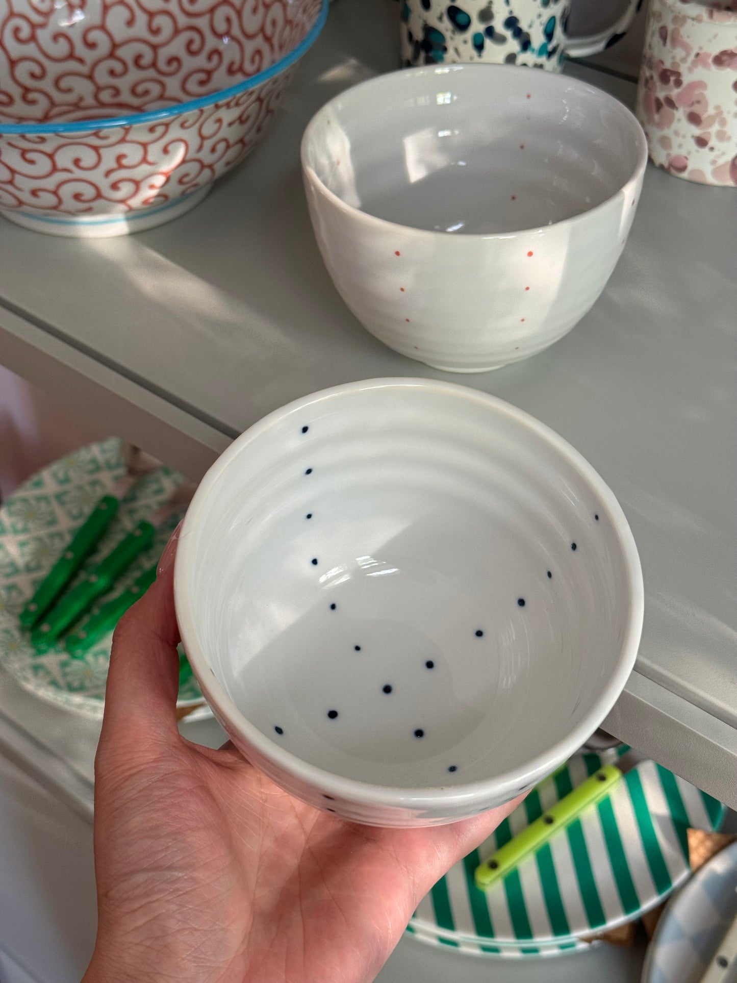 Small Donburi Bowl with Dots