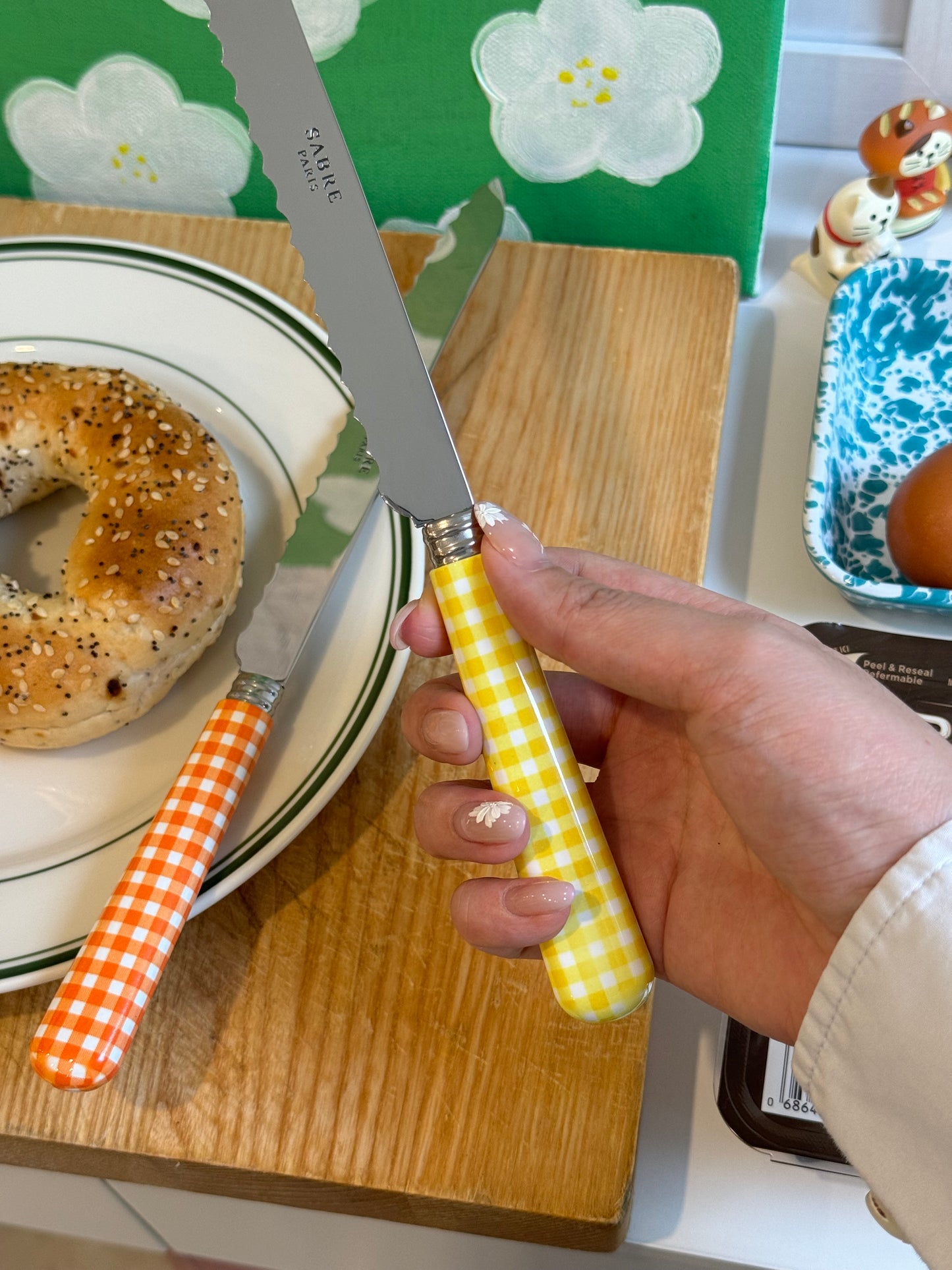 Sabre Paris Gingham Bread knife