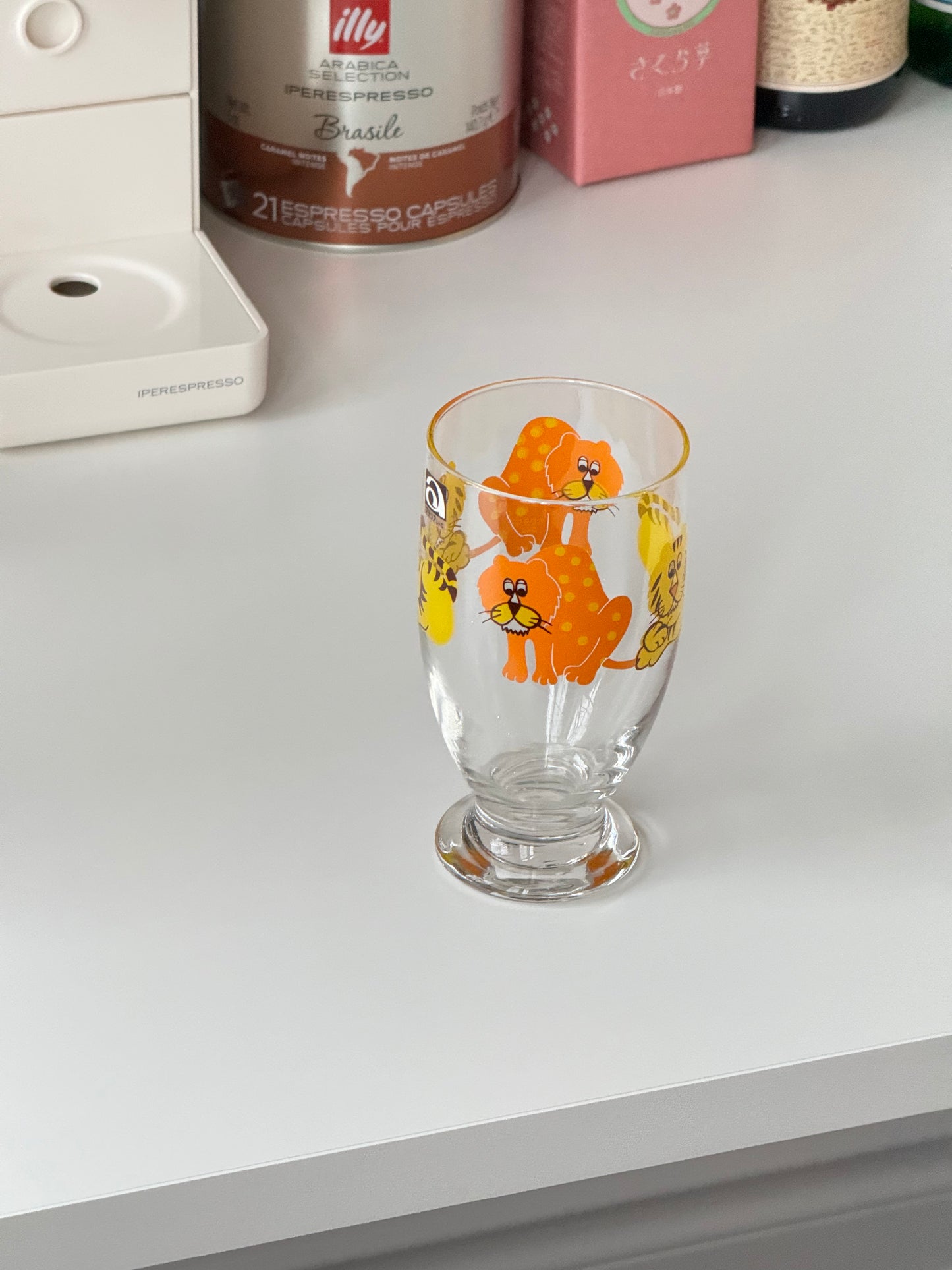 ISHIZUKA Glass ADERIA RETRO Tumbler with stand- Zoo Mate