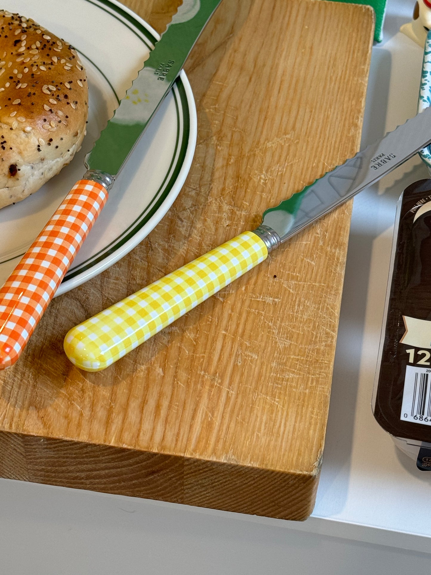 Sabre Paris Gingham Bread knife