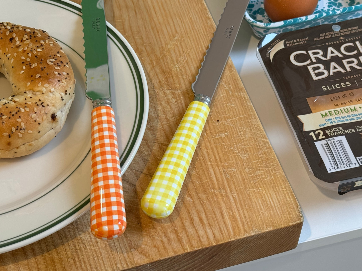 Sabre Paris Gingham Bread knife