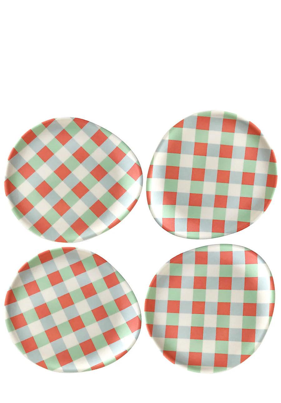 Xenia Taler Gingham Coaster