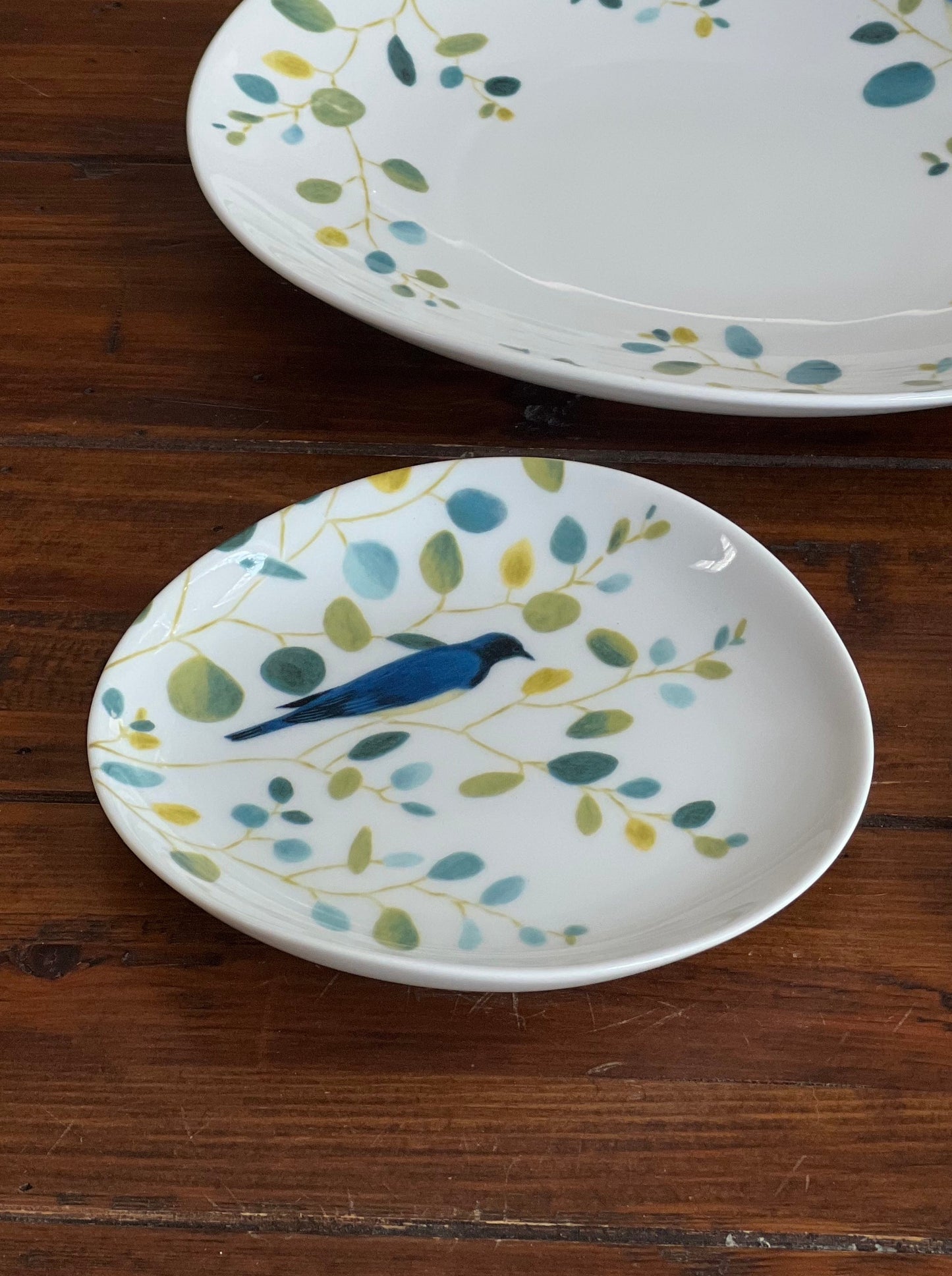 Birds and Branches Porcelain Bowls and Plates