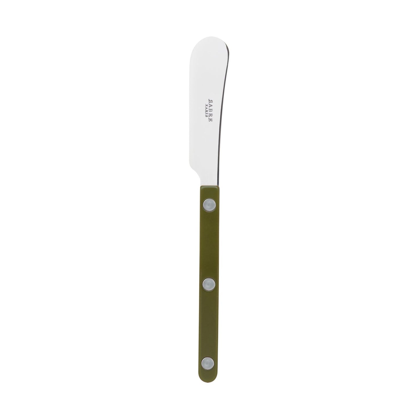 Sabre Paris Bistort shiny solid, Green fern Butter spreader