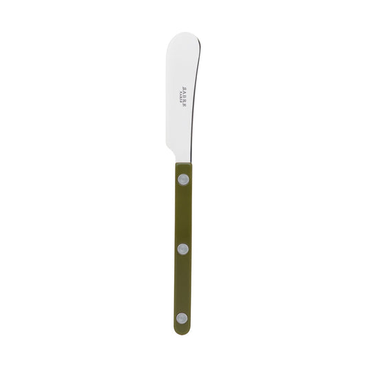 Sabre Paris Bistort shiny solid, Green fern Butter spreader