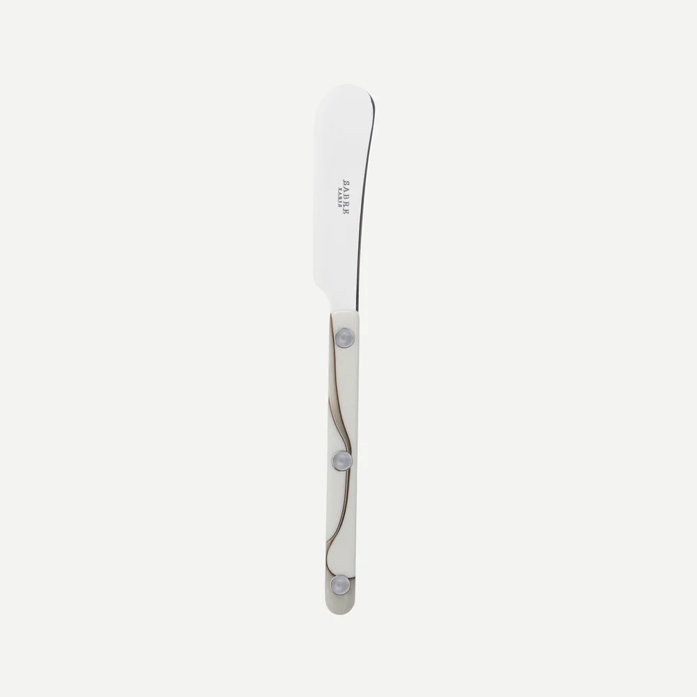 Sabre French Bistro Material dune, Ivory Butter spreader