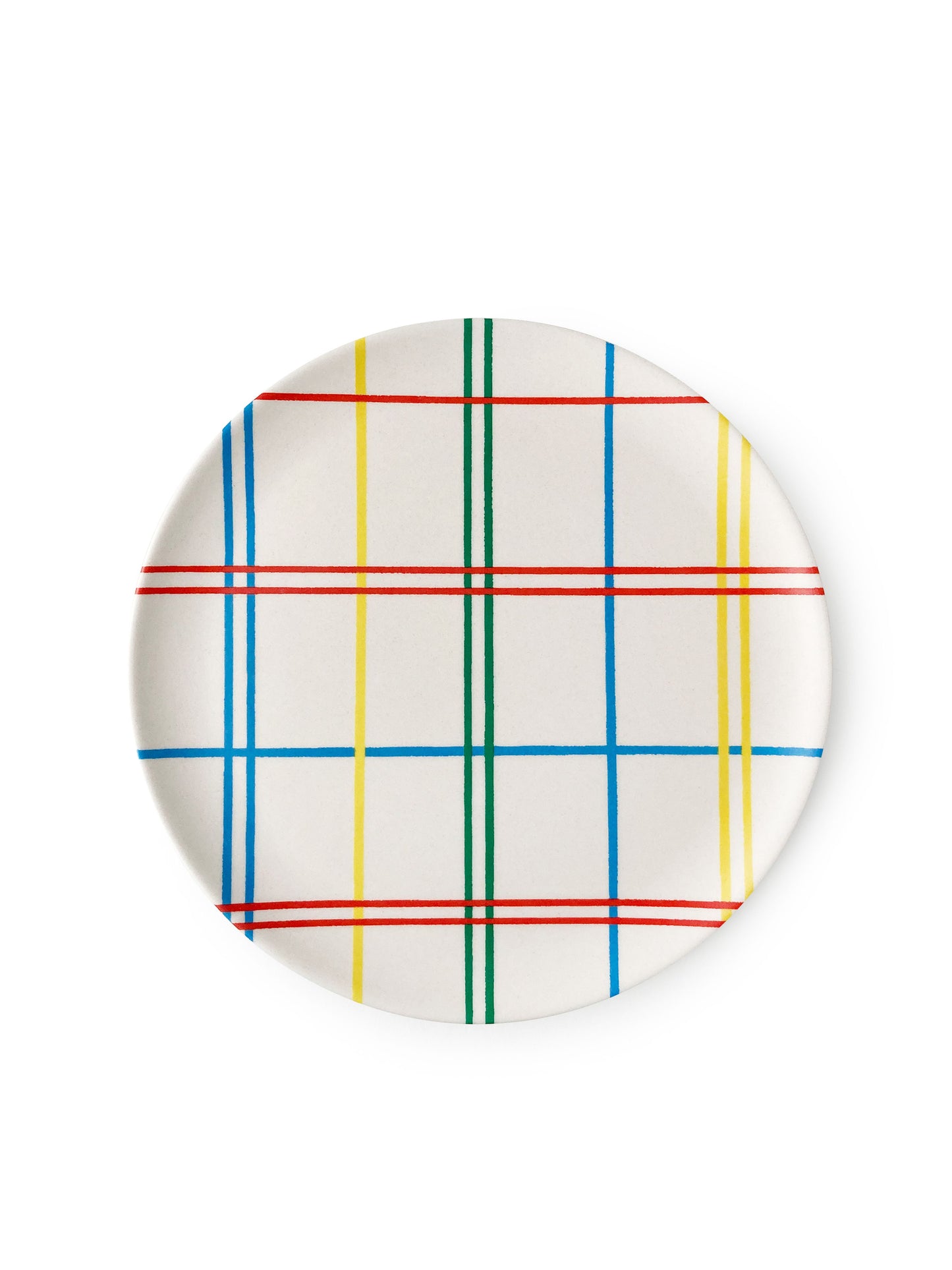 Plaid Side Plate