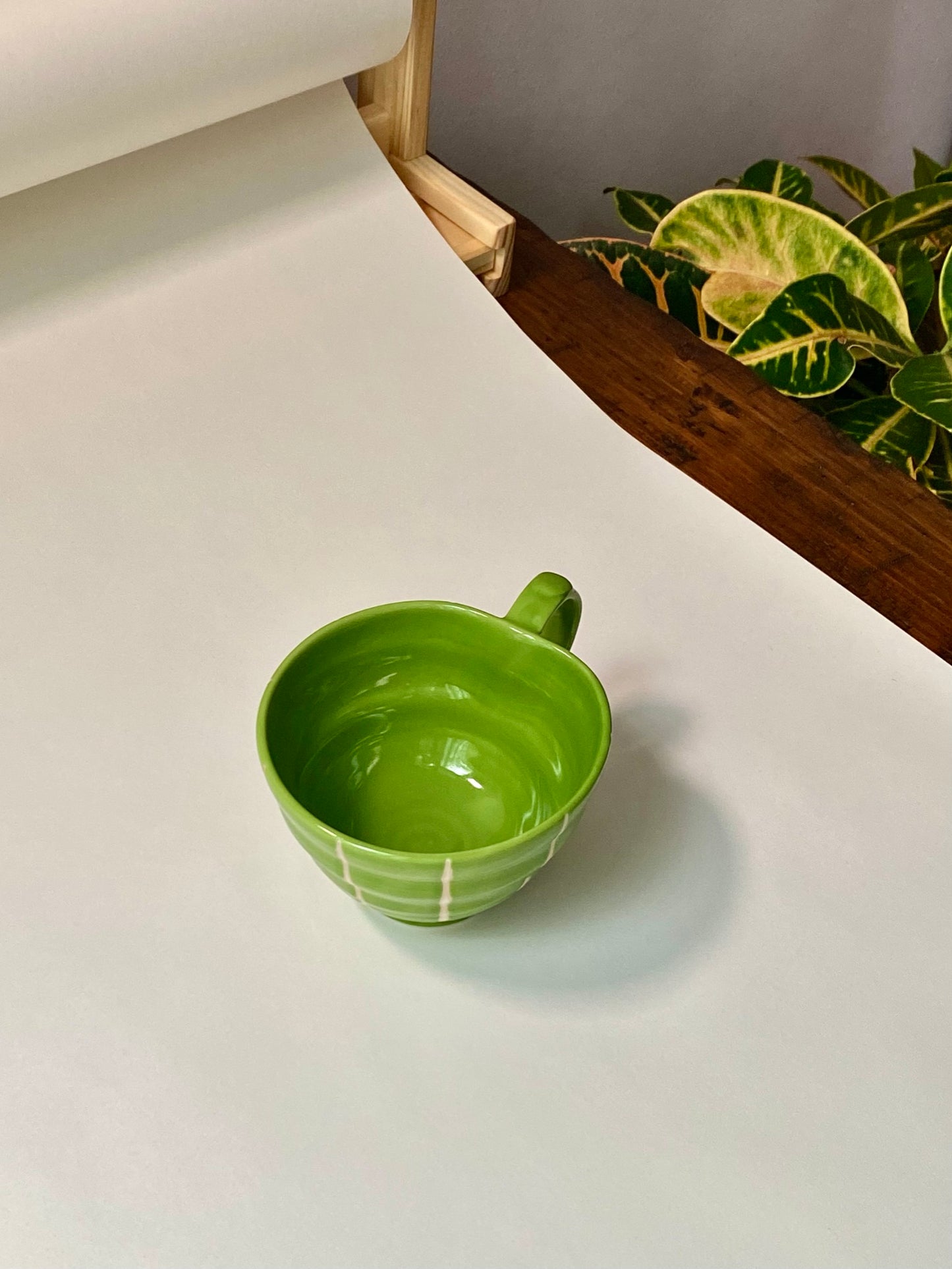 Fysm Color Greeny Coffee mug HASAMI WARE