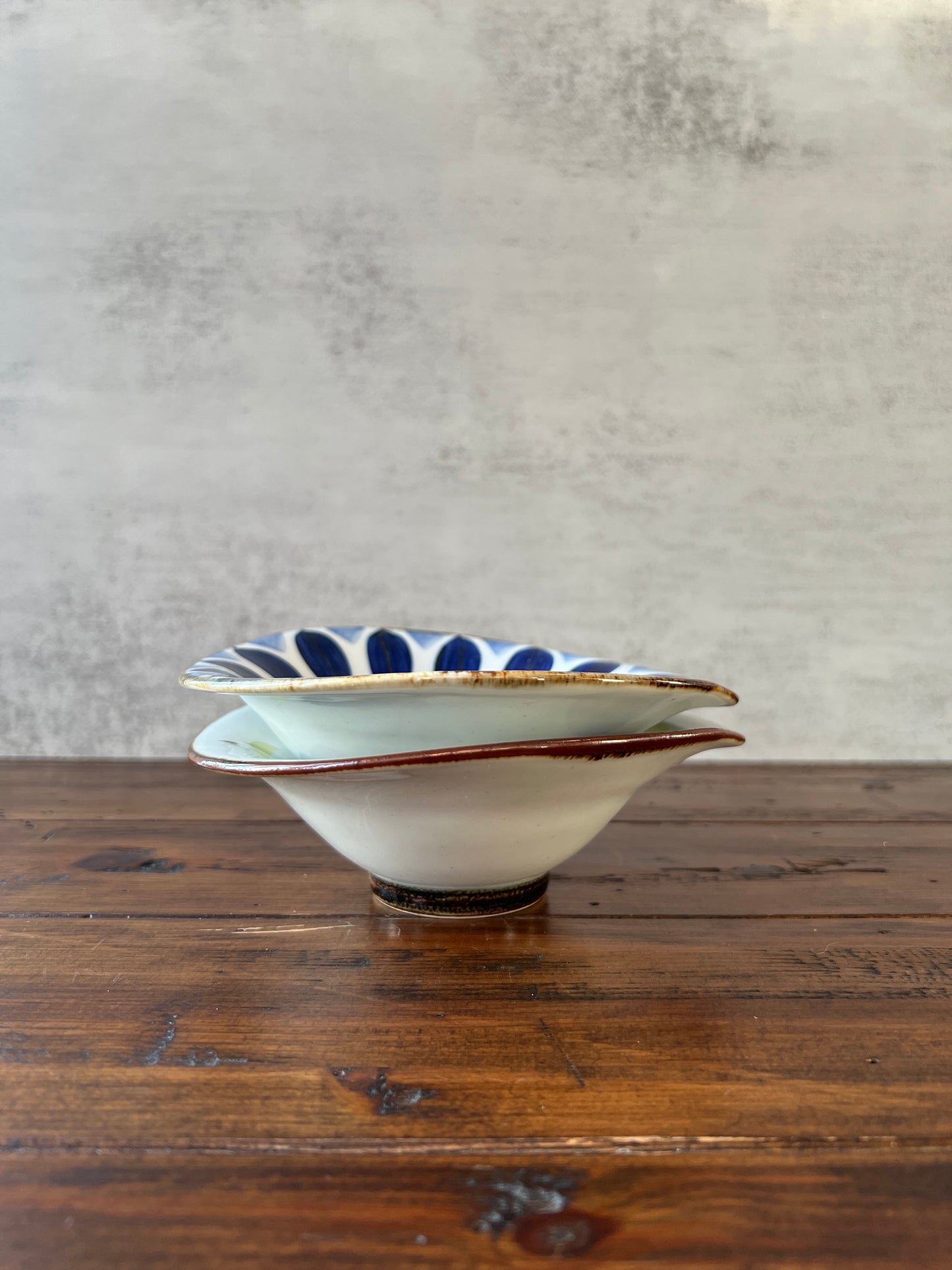 Hand-Painted Navy Rice Bowl HASAMI WARE