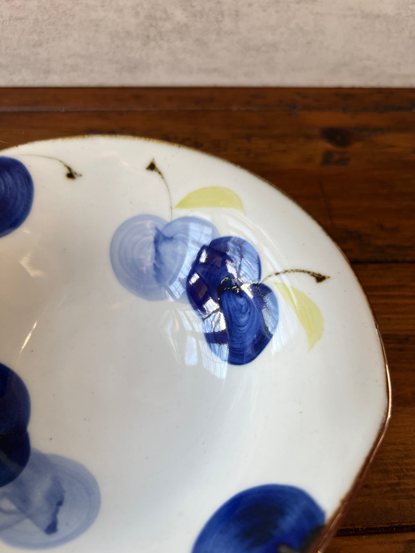 Hand-Painted Navy Rice Bowl HASAMI WARE