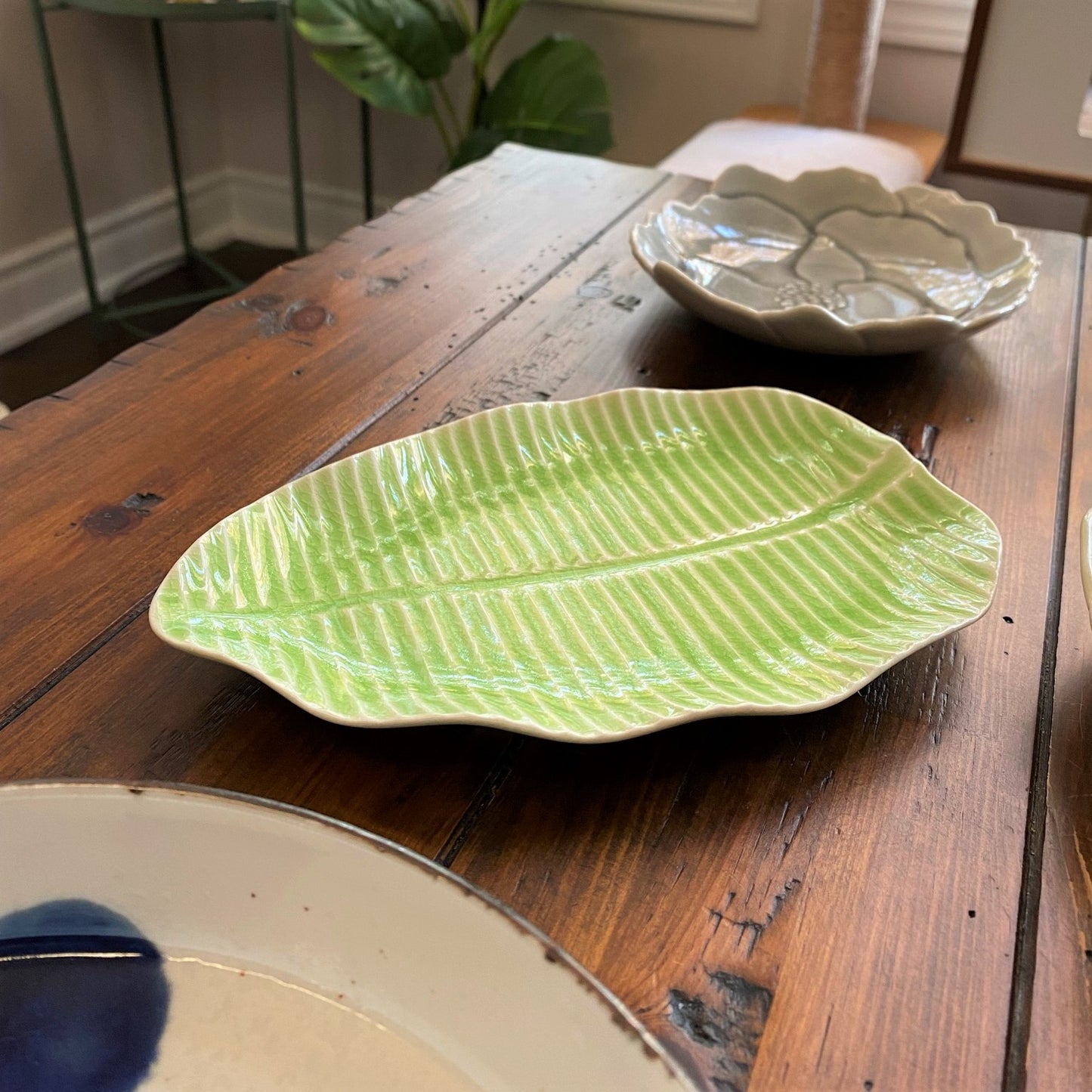 Handmade Leaf Dish SETO WARE