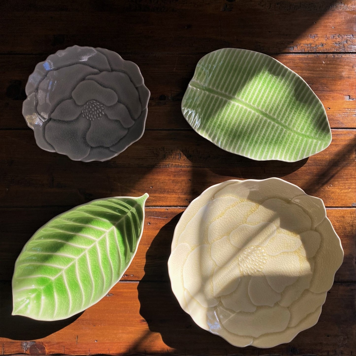 Handmade Leaf Dish SETO WARE