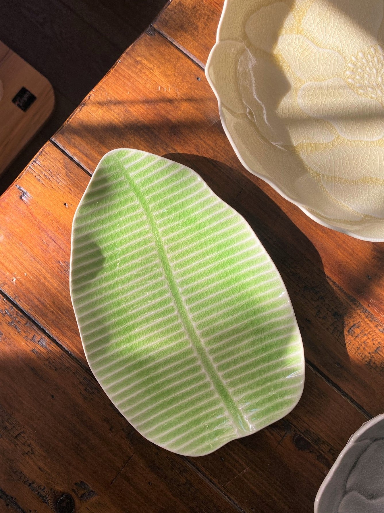 Handmade Leaf Dish SETO WARE