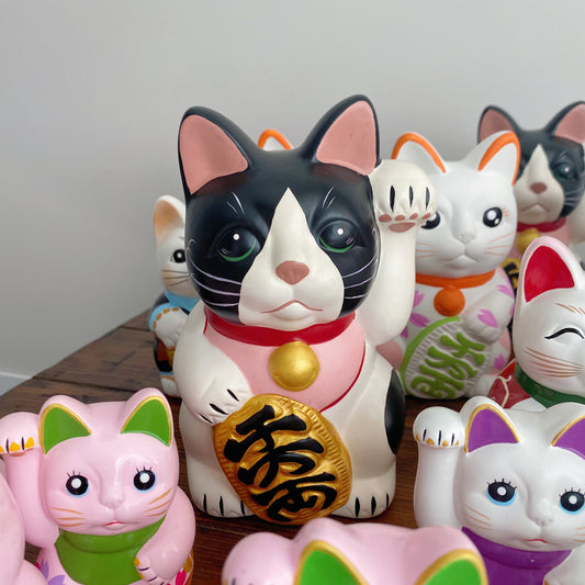 Artisans Hand-crafted Lucky Cat Piggy Bank