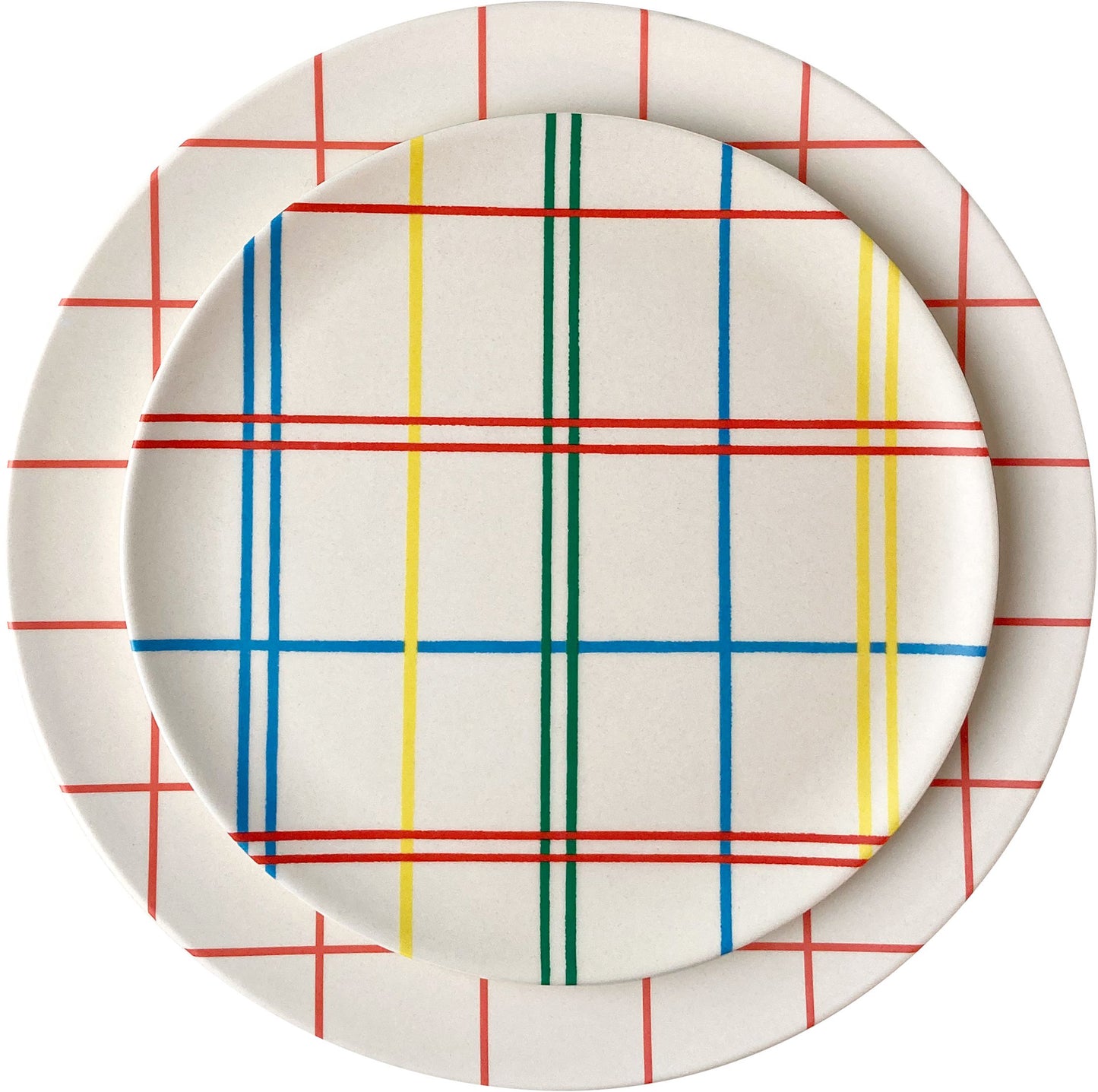 Plaid Side Plate