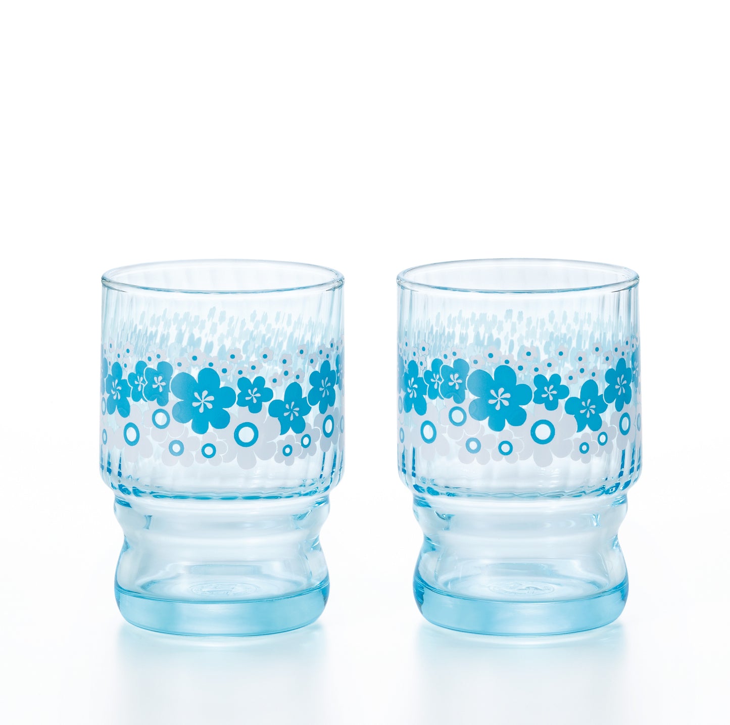 ISHIZUKA Glass ADERIA RETRO Stacking Glass Pair Set - Hananowa