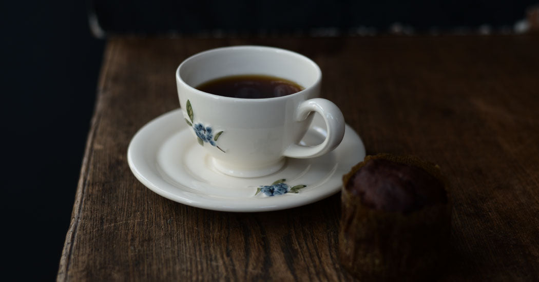 Myrtille Cup With Saucer