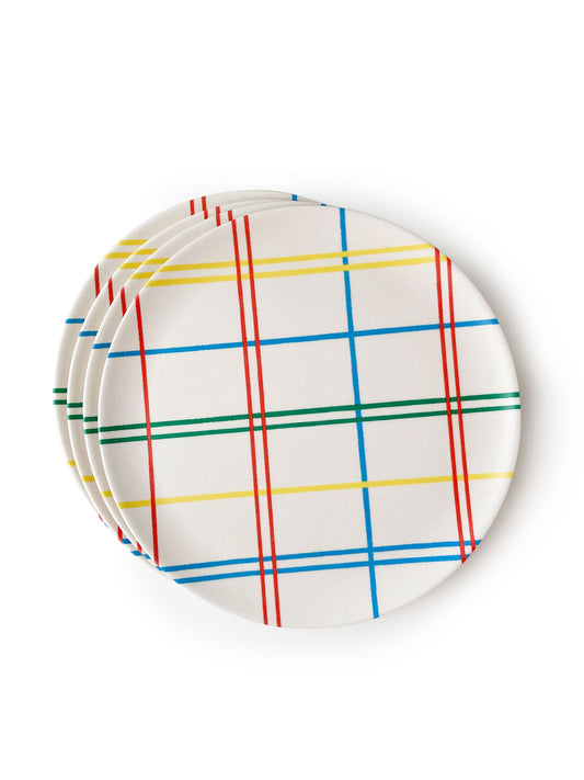 Plaid Side Plate