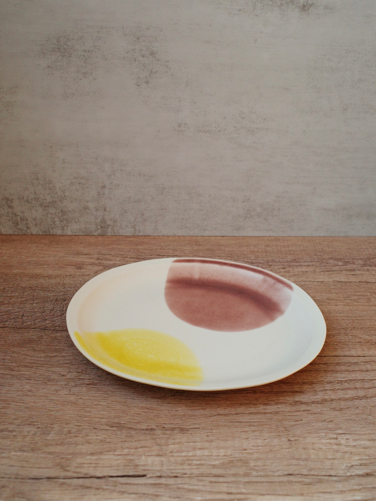 Duo color plate MINO Ware (Plum)