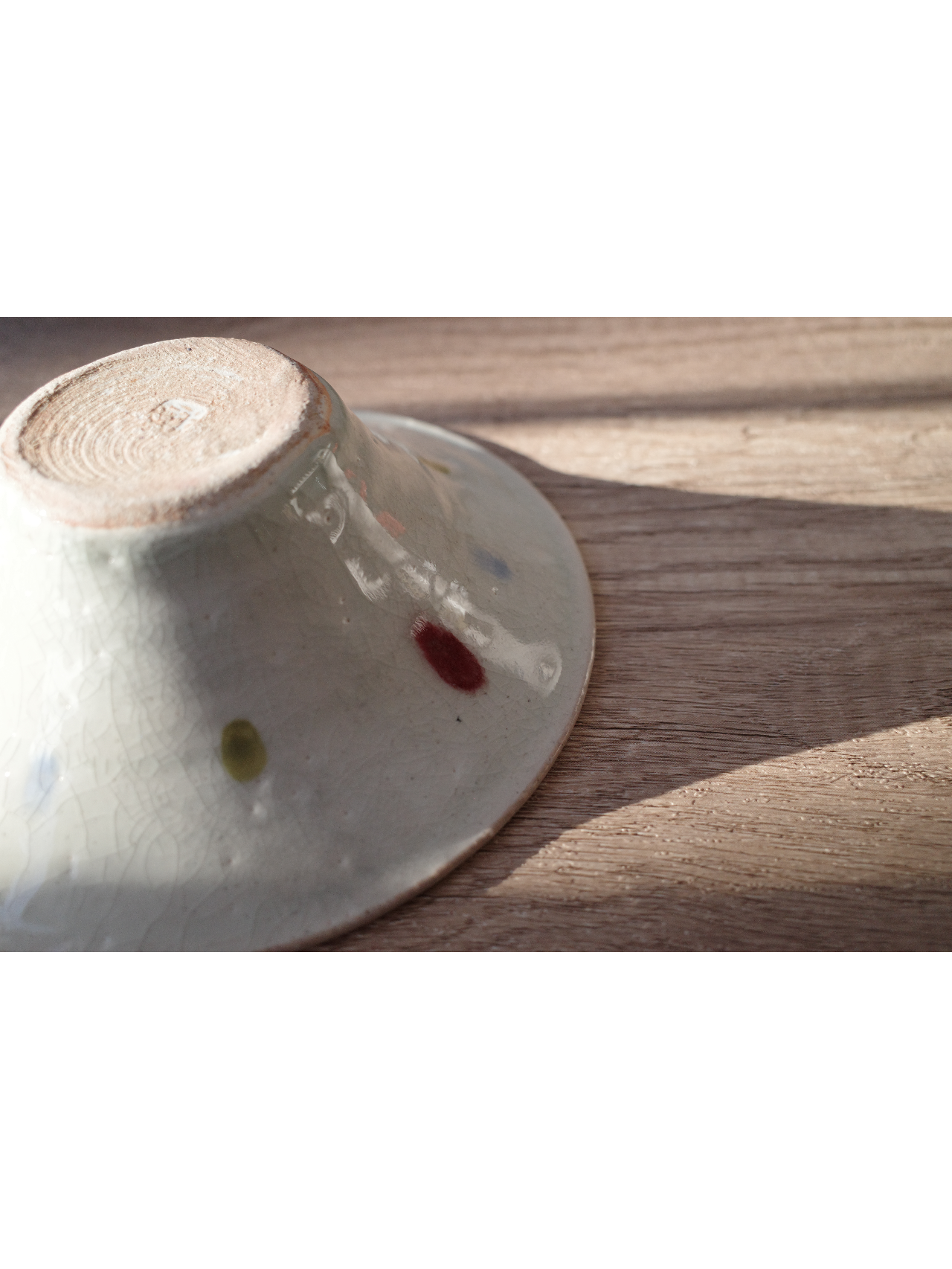 Hechimon Handmade Viola bowl SHIGARAKI Ware