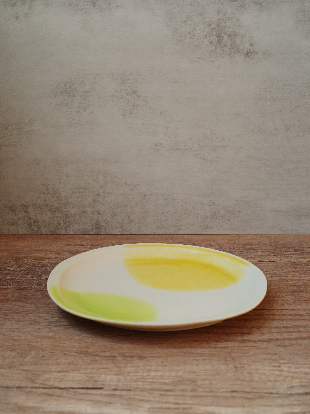 Duo color plate MINO Ware (Lemon)