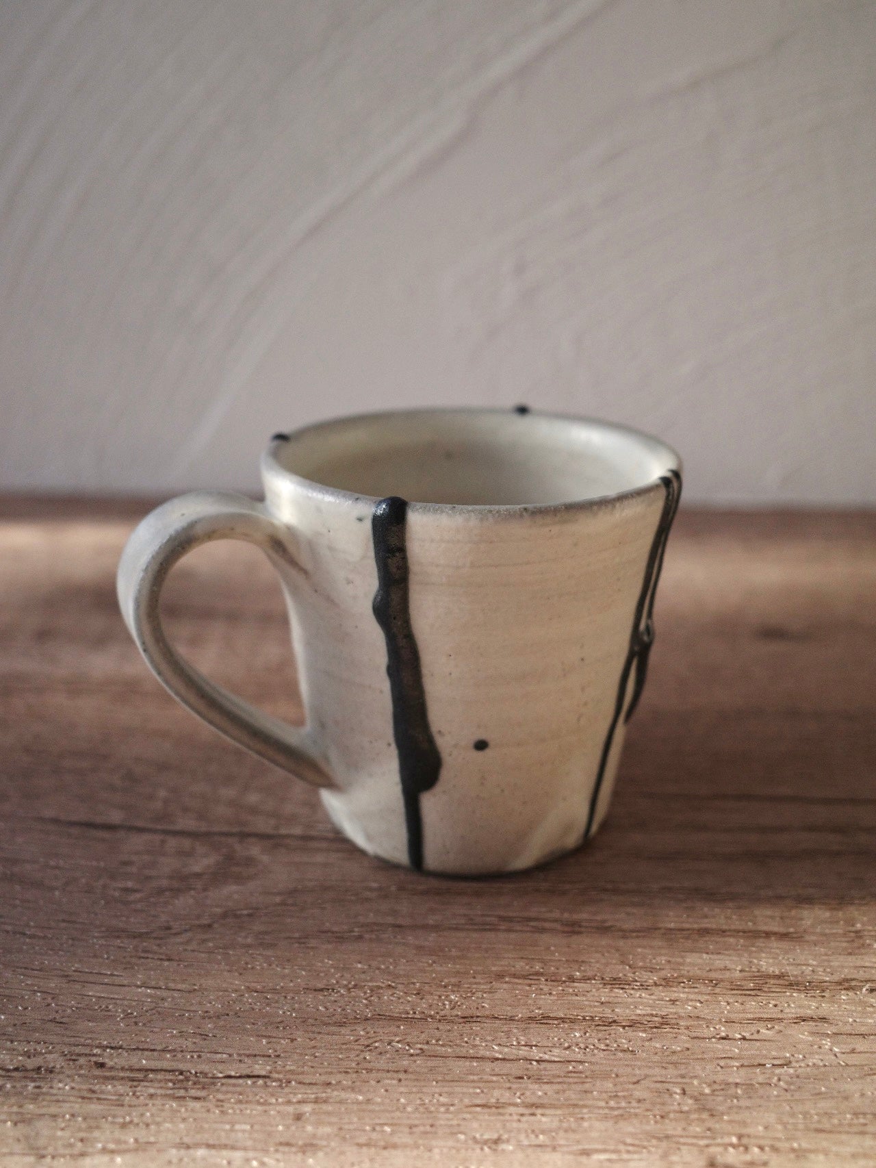 Hechimon Handcrafted Espresso-Tea Cup SHIGARAKI Ware