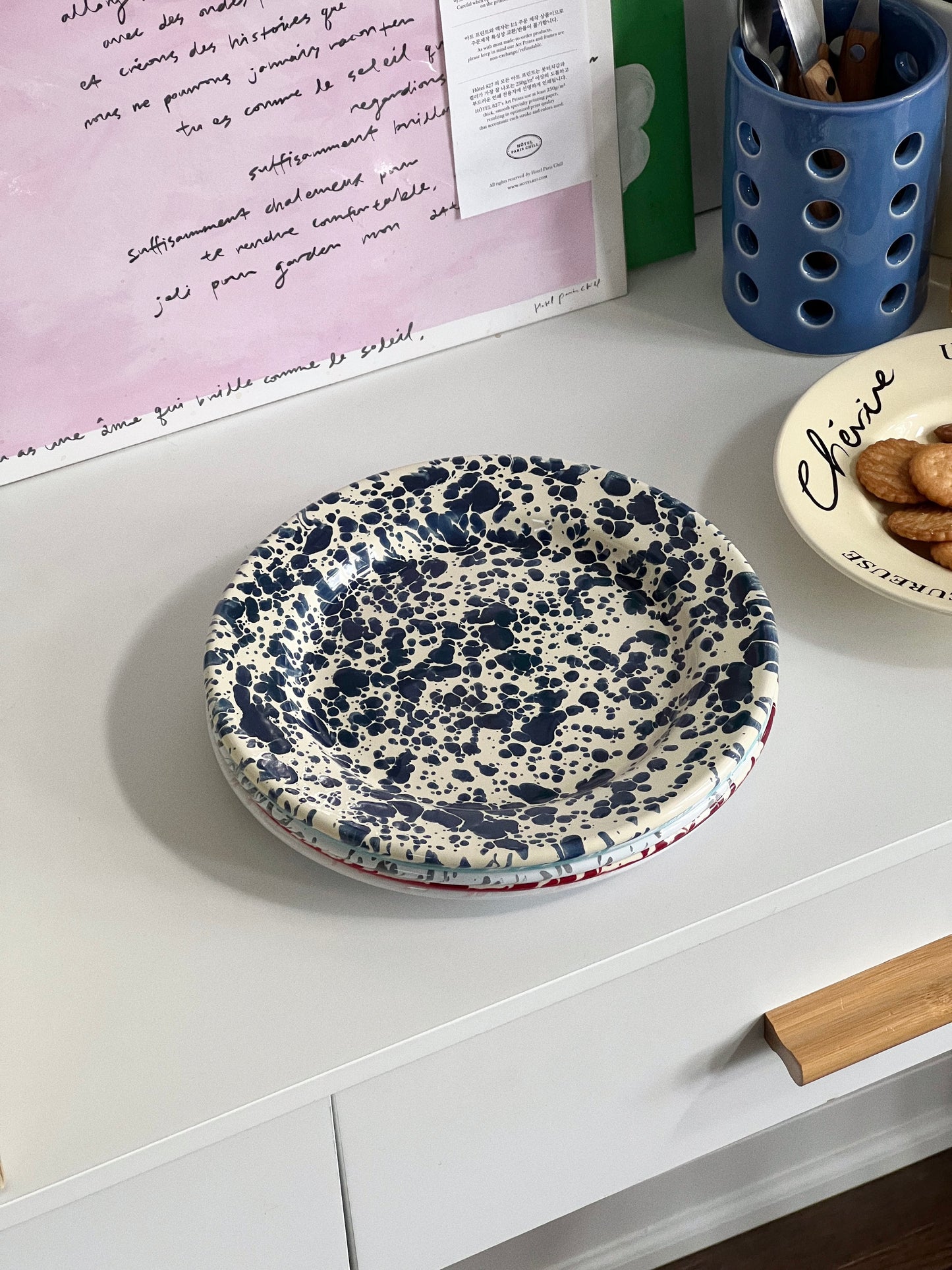 Splatter Salad Plate (New Colour Available)