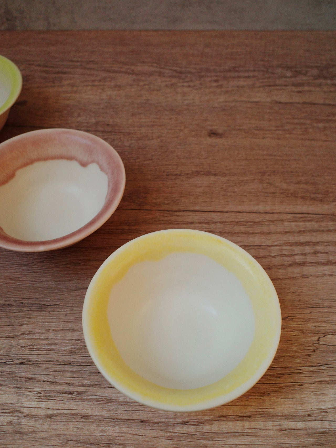 Handmade Spring Color Rice Bowl MINO Ware