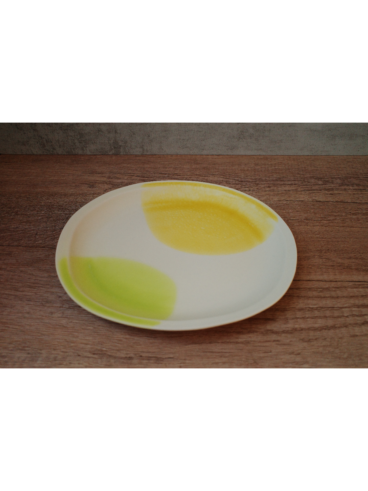 Duo color plate MINO Ware (Lemon)