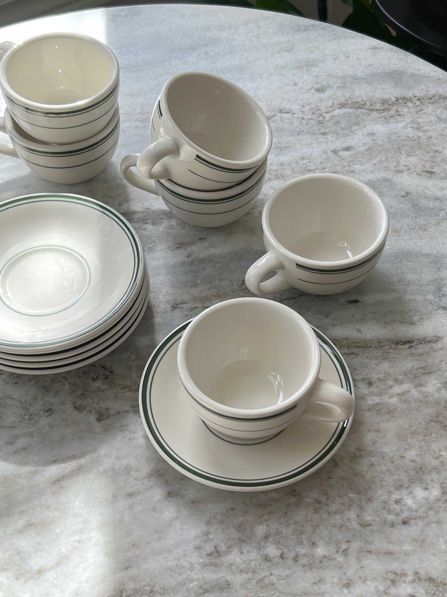 TUXTON Green Bay Round Coffee Cup And Saucer