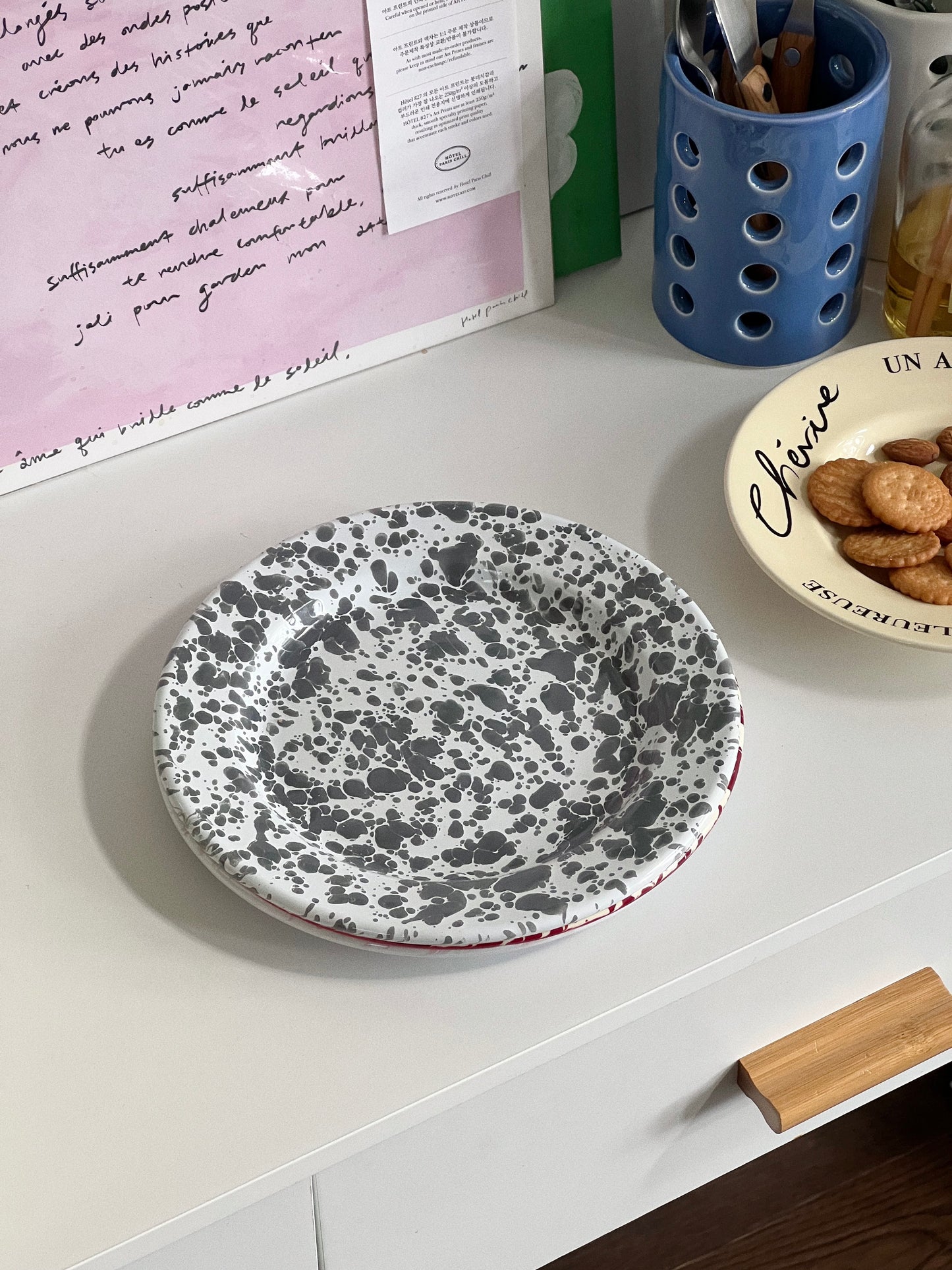 Splatter Salad Plate (New Colour Available)