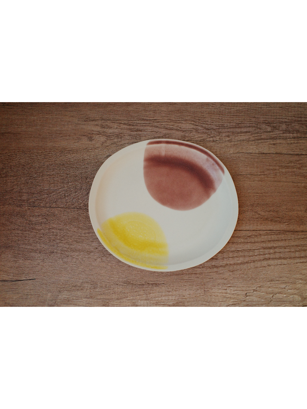 Duo color plate MINO Ware (Plum)