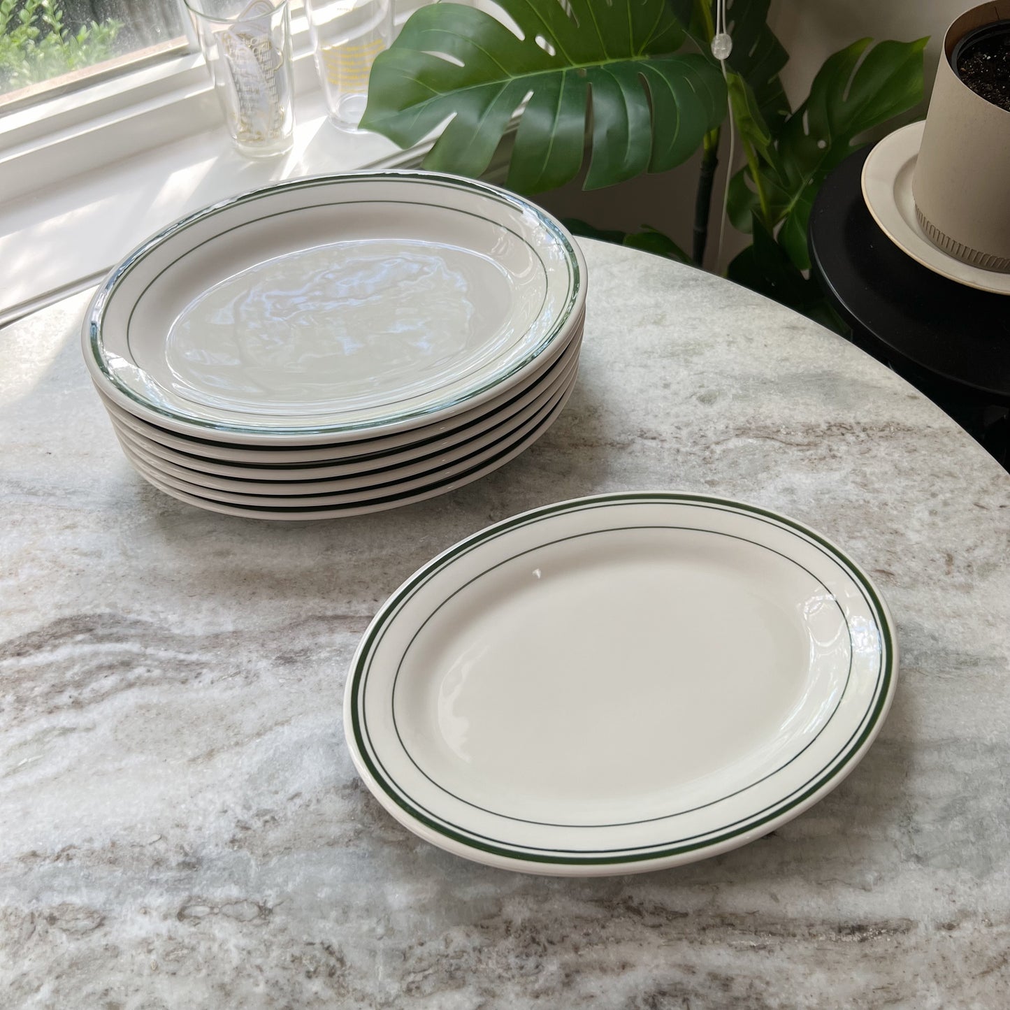 TUXTON Green Bay Oval Platter