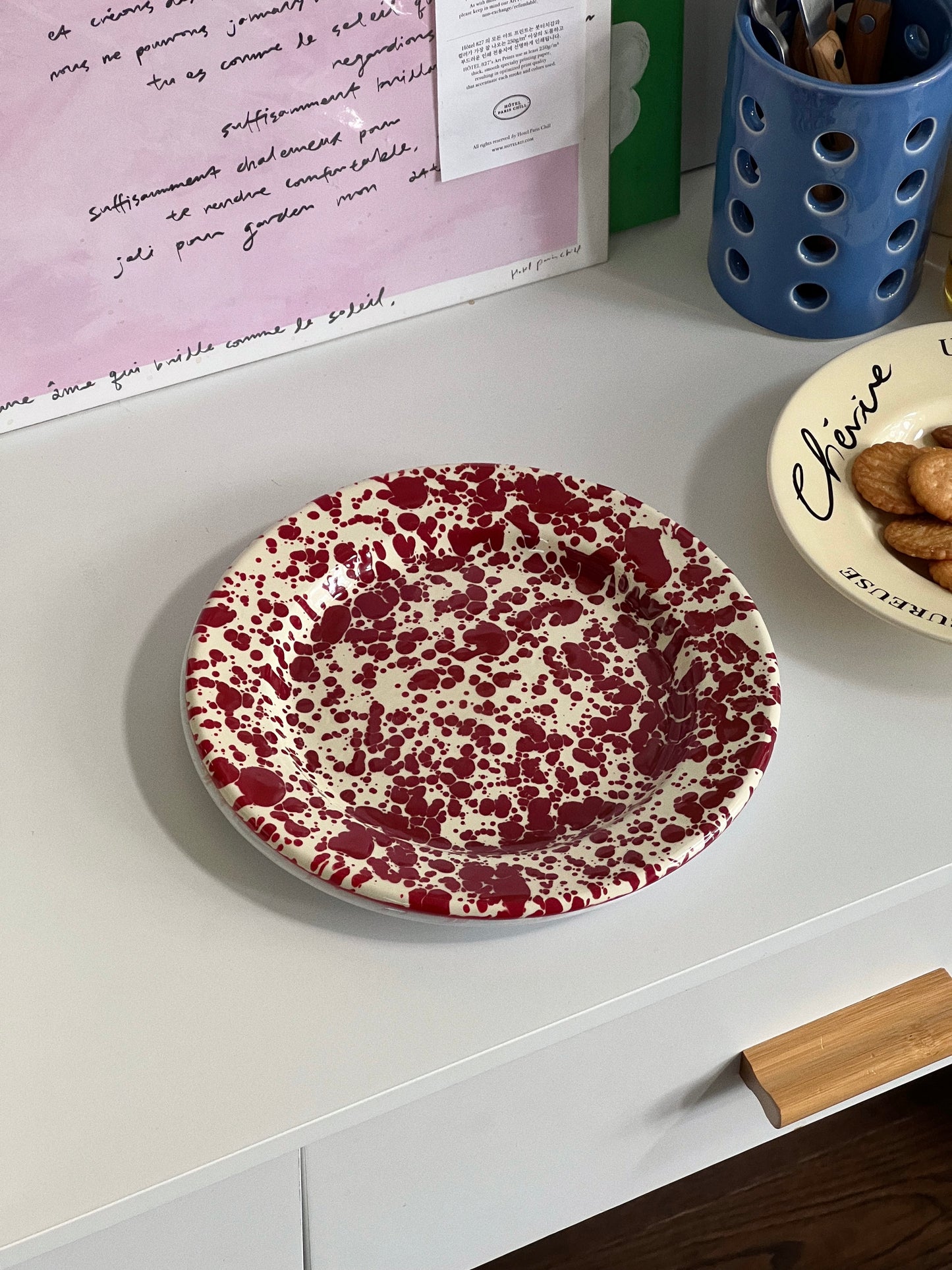 Splatter Salad Plate (New Colour Available)