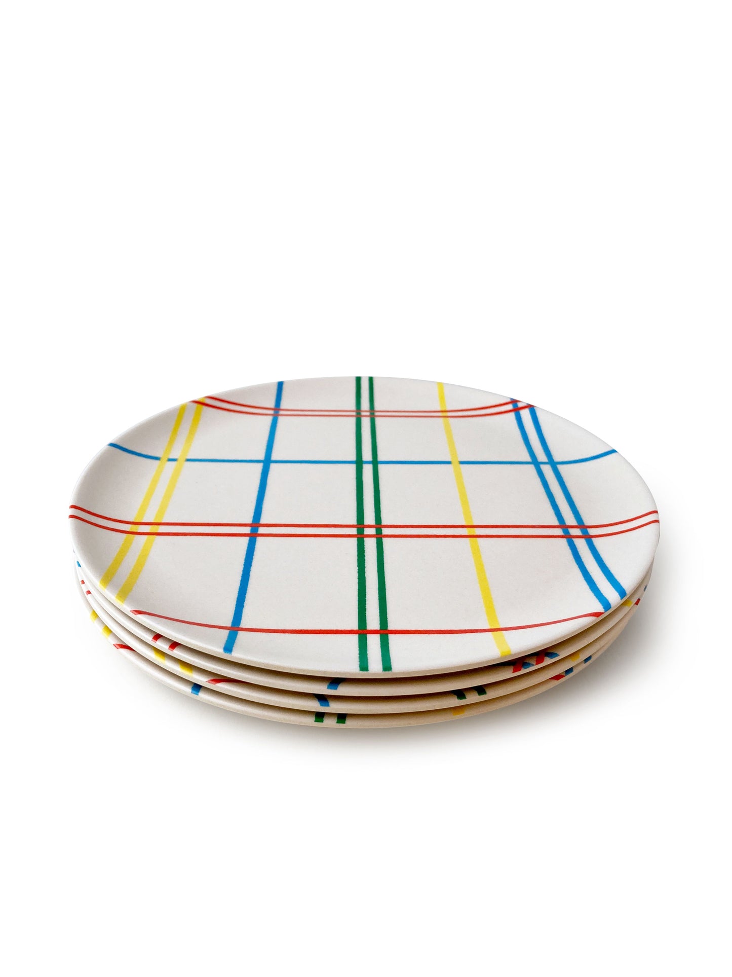 Plaid Side Plate